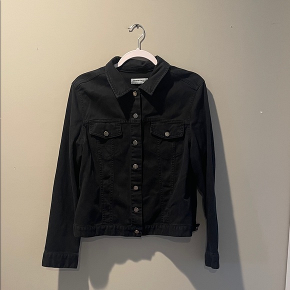 Valerie Stevens Black Jean Jacket - Picture 1 of 4